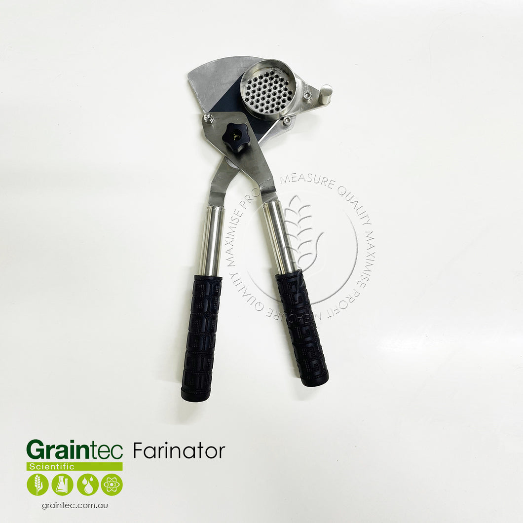 Regular use of a farinator in quality control processes ensures that the grains meet specific standards consistently | Graintec Scientific