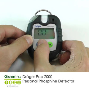 Dräger Pac 7000 Personal Phosphine Detector - Available at Graintec Scientific (Australia)