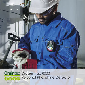 Dräger Pac 8000 Personal Phosphine Detector - Available at Graintec Scientific (Australia)